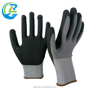 nitrile Foam Dot Gloves